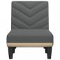 Preview: Chaiselongue Dunkelgrau Stoff