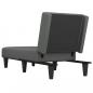 Preview: Chaiselongue Dunkelgrau Stoff