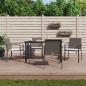 Preview: ARDEBO.de - 5-tlg. Garten-Essgruppe mit Kissen Poly Rattan und Stahl