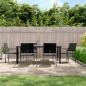 Preview: ARDEBO.de - 7-tlg. Garten-Essgruppe Poly Rattan und Stahl