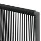 Preview: 3-tlg. Garten-Essgruppe mit Kissen Schwarz Poly Rattan & Stahl