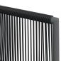 Preview: 5-tlg. Garten-Essgruppe mit Kissen Schwarz Poly Rattan & Stahl