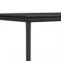 Preview: 7-tlg. Garten-Essgruppe mit Kissen Schwarz Poly Rattan & Stahl