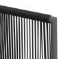 Preview: 7-tlg. Garten-Essgruppe mit Kissen Schwarz Poly Rattan & Stahl