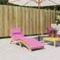 Preview: ARDEBO.de - Sonnenliegen-Auflage Rosa Oxford-Gewebe