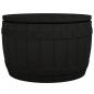 Preview: 3-in-1 Gartenbox Schwarz Polypropylen