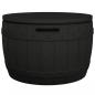 Preview: 3-in-1 Gartenbox Schwarz Polypropylen