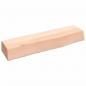 Preview: Wandregal 40x10x6 cm Massivholz Eiche Unbehandelt