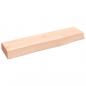 Preview: Wandregal 40x10x4 cm Massivholz Eiche Unbehandelt