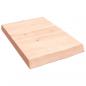 Preview: Wandregal 40x60x(2-6) cm Massivholz Eiche Unbehandelt