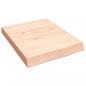 Preview: Wandregal 40x50x(2-6) cm Massivholz Eiche Unbehandelt
