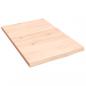 Preview: Wandregal 40x60x2 cm Massivholz Eiche Unbehandelt