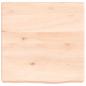 Preview: Wandregal 40x40x(2-6) cm Massivholz Eiche Unbehandelt