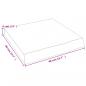 Preview: Wandregal 40x40x(2-6) cm Massivholz Eiche Unbehandelt