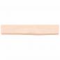 Preview: Wandregal 60x10x6 cm Massivholz Eiche Unbehandelt