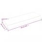 Preview: Wandregal 60x20x4 cm Massivholz Eiche Unbehandelt