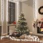 Preview: ARDEBO.de - LED-Lichterkette mit 400 LEDs Kaltweiß 7,4 m PVC