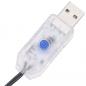 Preview: LED-Lichterkette mit 400 LEDs Kaltweiß 7,4 m PVC