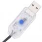 Preview: LED-Lichterkette mit 400 LEDs Kaltweiß 7,4 m PVC