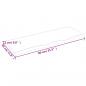 Preview: Wandregal 80x30x2 cm Massivholz Eiche Unbehandelt