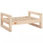 Preview: Hundebett 65,5x50,5x28 cm Massivholz Kiefer