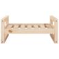 Preview: Hundebett 65,5x50,5x28 cm Massivholz Kiefer