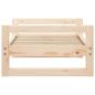 Preview: Hundebett 65,5x50,5x28 cm Massivholz Kiefer