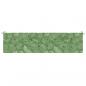 Preview: Gartenbank-Auflage Blattmuster 200x50x3 cm Stoff
