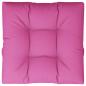 Preview: Palettenkissen Rosa 80x80x12 cm Stoff