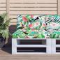 Preview: ARDEBO.de - Palettenkissen Mehrfarbig 80x40x12 cm Stoff