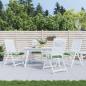 Preview: ARDEBO.de - Stuhlkissen 4 Stk. Blattmuster 50x50x7 cm Stoff