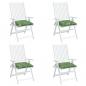 Preview: Stuhlkissen 4 Stk. Blattmuster 50x50x7 cm Stoff