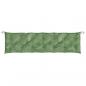 Preview: Gartenbank-Auflage Blattmuster 200x50x7 cm Stoff