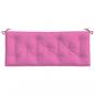 Preview: Gartenbank-Auflagen 2 Stk. Rosa 120x50x7 cm Stoff