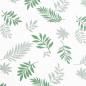 Preview: Gartenbank-Auflagen 2 Stk. Blattmuster 120x50x7 cm Stoff