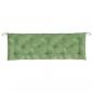 Preview: Gartenbank-Auflagen 2 Stk. Blattmuster 150x50x7 cm Stoff
