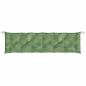 Preview: Gartenbank-Auflagen 2 Stk. Blattmuster 200x50x7 cm Stoff
