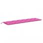Preview: Gartenbank-Auflagen 2 Stk. Rosa 200x50x7 cm Stoff