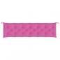 Preview: Gartenbank-Auflagen 2 Stk. Rosa 200x50x7 cm Stoff