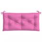 Preview: Gartenbank-Auflage Rosa 110x50x7 cm Stoff