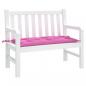 Preview: Gartenbank-Auflage Rosa 110x50x7 cm Stoff