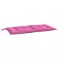 Preview: Gartenbank-Auflage Rosa 110x50x7 cm Stoff