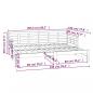 Preview: Tagesbett Ausziehbar Massivholz Kiefer 2x(90x200) cm