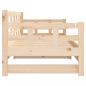 Preview: Tagesbett Ausziehbar Massivholz Kiefer 2x(90x190) cm