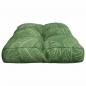 Preview: Palettenkissen Blattmuster 70x40x12 cm Stoff