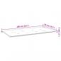 Preview: Gartenbank-Auflage Schwarz Karomuster 100x50x3 cm Oxford-Gewebe