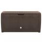 Preview: Gartentruhe Braun 119x48x60 cm Polypropylen