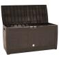 Preview: Gartentruhe Braun 119x48x60 cm Polypropylen