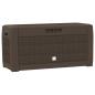 Preview: Gartentruhe Braun 119x48x60 cm Polypropylen