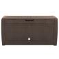 Preview: Gartentruhe Braun 119x48x60 cm Polypropylen